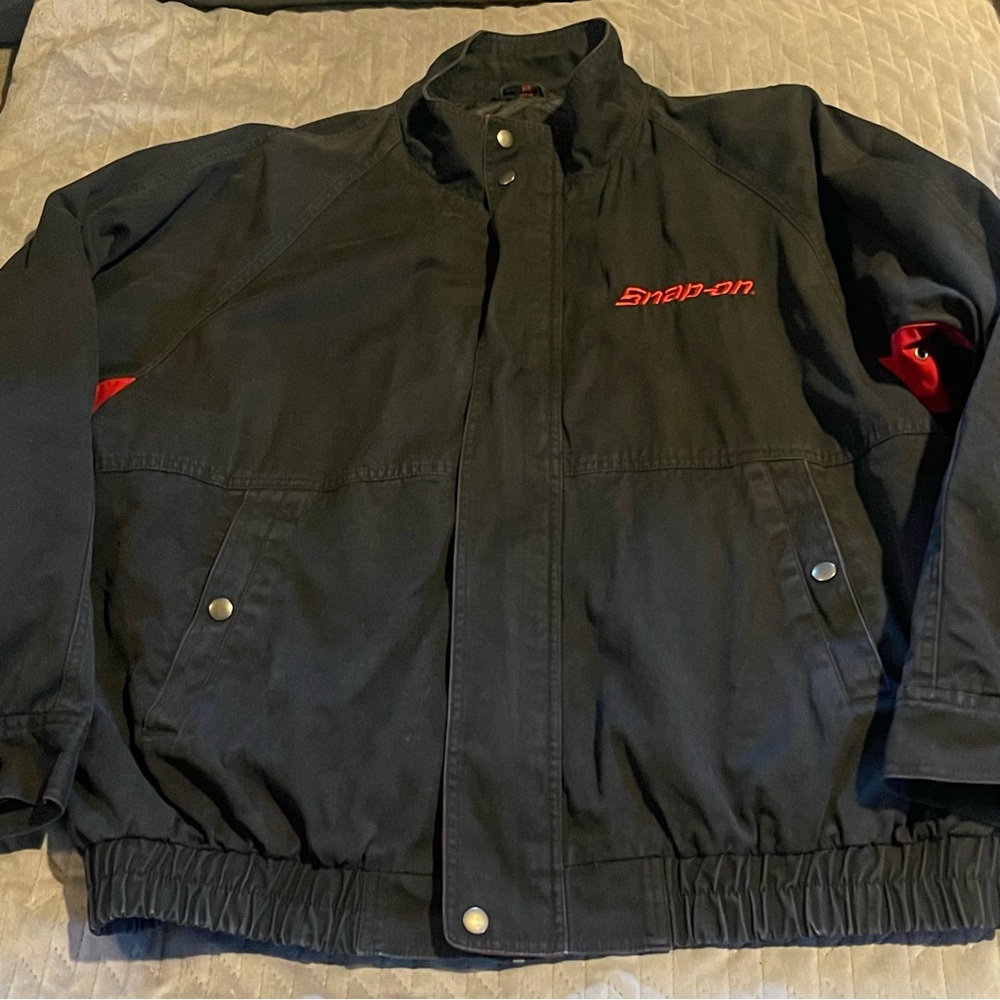 Snap On jacket‎ mens size XL pre-owned condition black/red